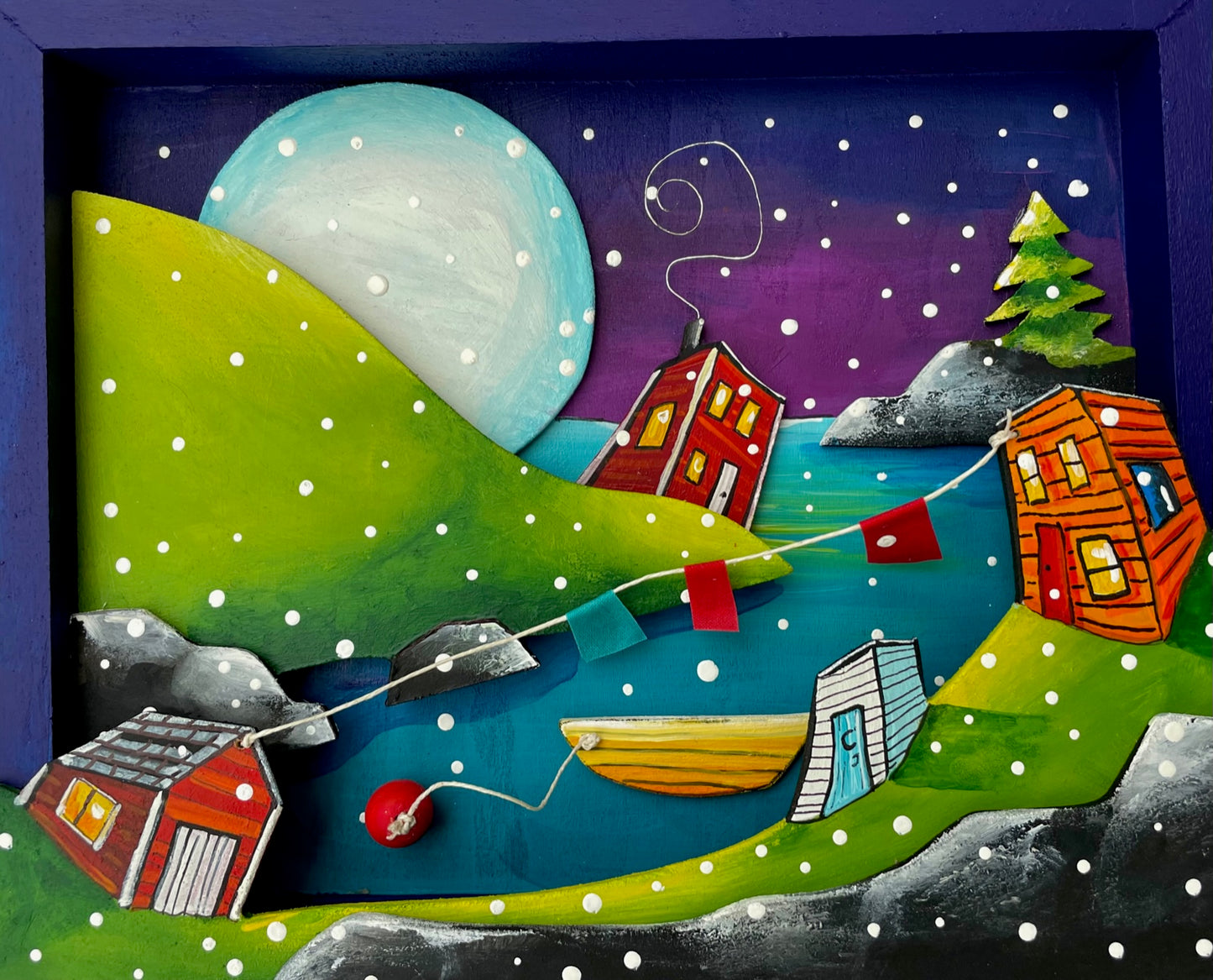 (SOLD)In Winterton, Nan Always Freshened Her Rugs with the First Falling Snow of the Year