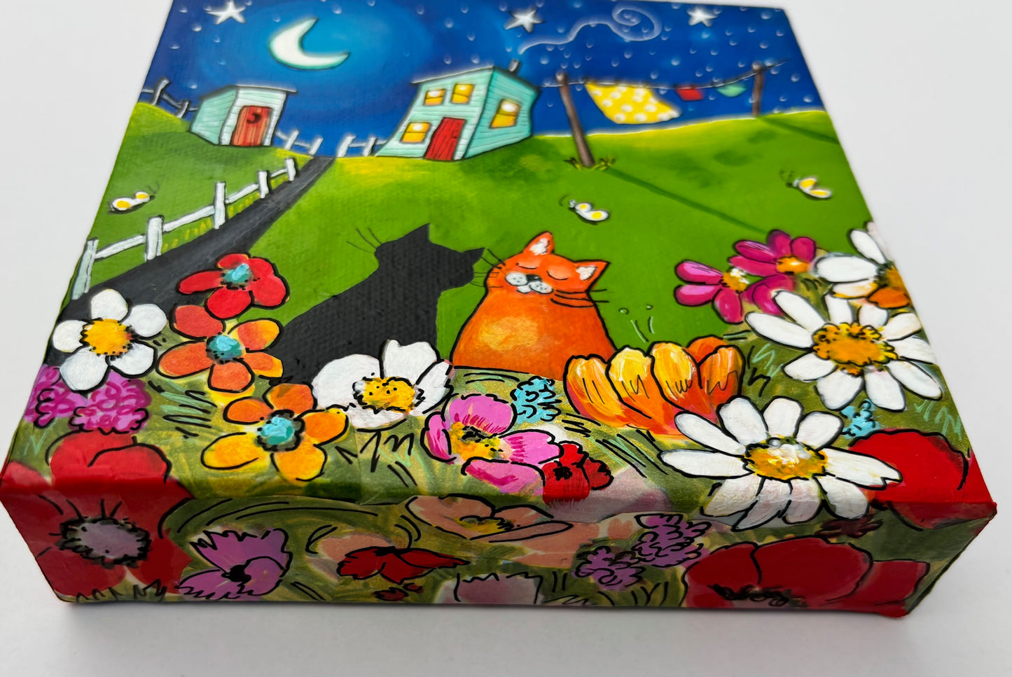 (SOLD) If the nightingales were calling, if the sky was painted blue, if the shining stars were falling, I'd still rather look at you