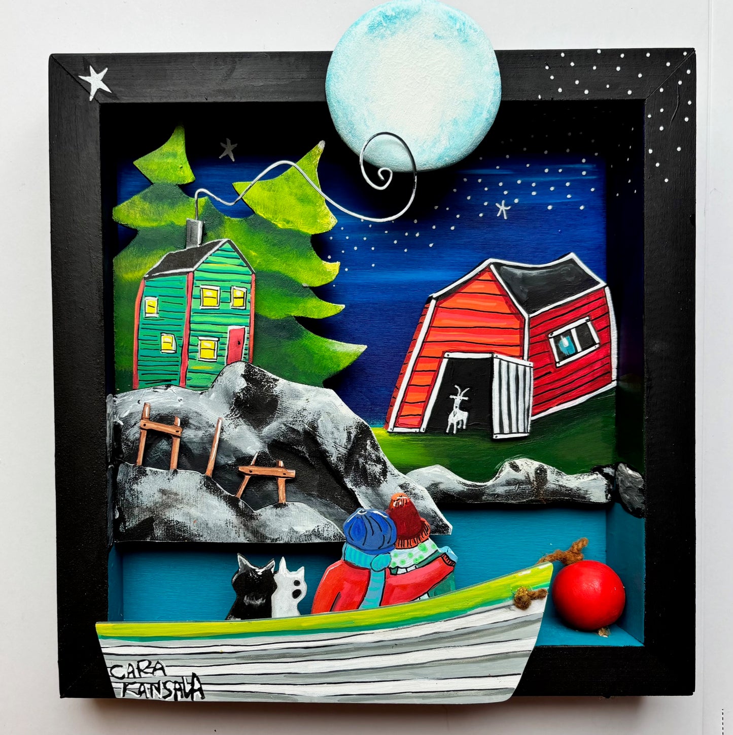 With hearts as full as the moon....