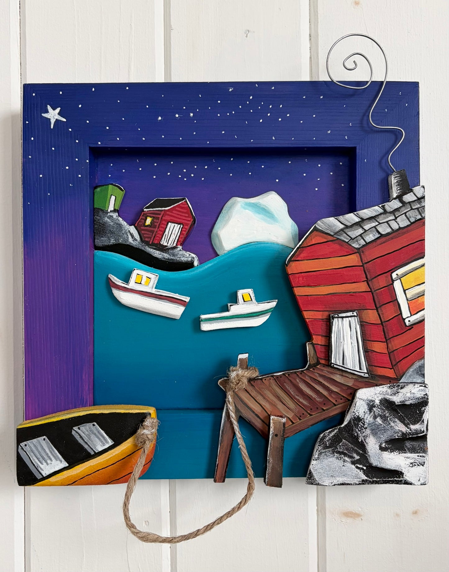Nan, she baked her three bun loaf while Pop was on the bay. They'd have a lunch of jammy bread and chat about their day. And then they'd rest beneath the quilts that Nan had stitched by hand - happy with the life they lived between the sea and land.