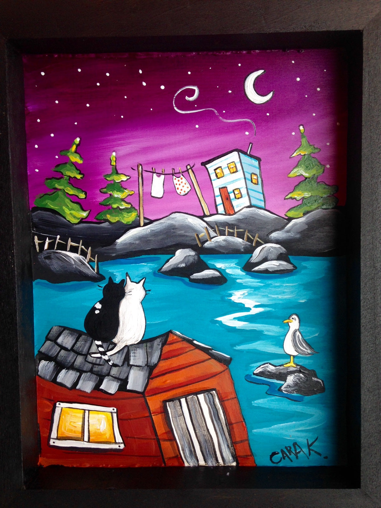 (SOLD) Sitting in the Moonshadows, Wishing on the Stars