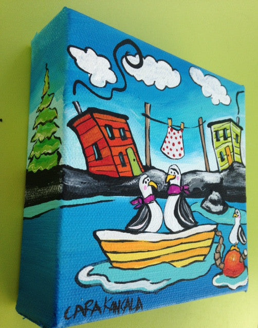 When Hans and Fritz Flew in From Germany, Wee Gulliver Was Thrilled That He Was No Longer the Only Gull in the Cove