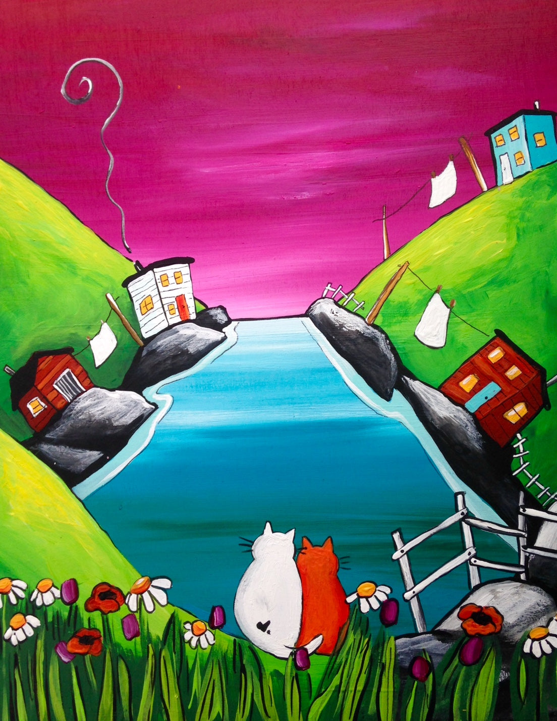 (SOLD)I Love You Too, said The Marmalade Cat