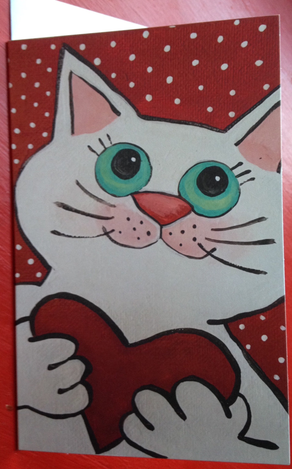 (SOLD) "I Love You More than than Fullest Moon" said the Marmalade Cat