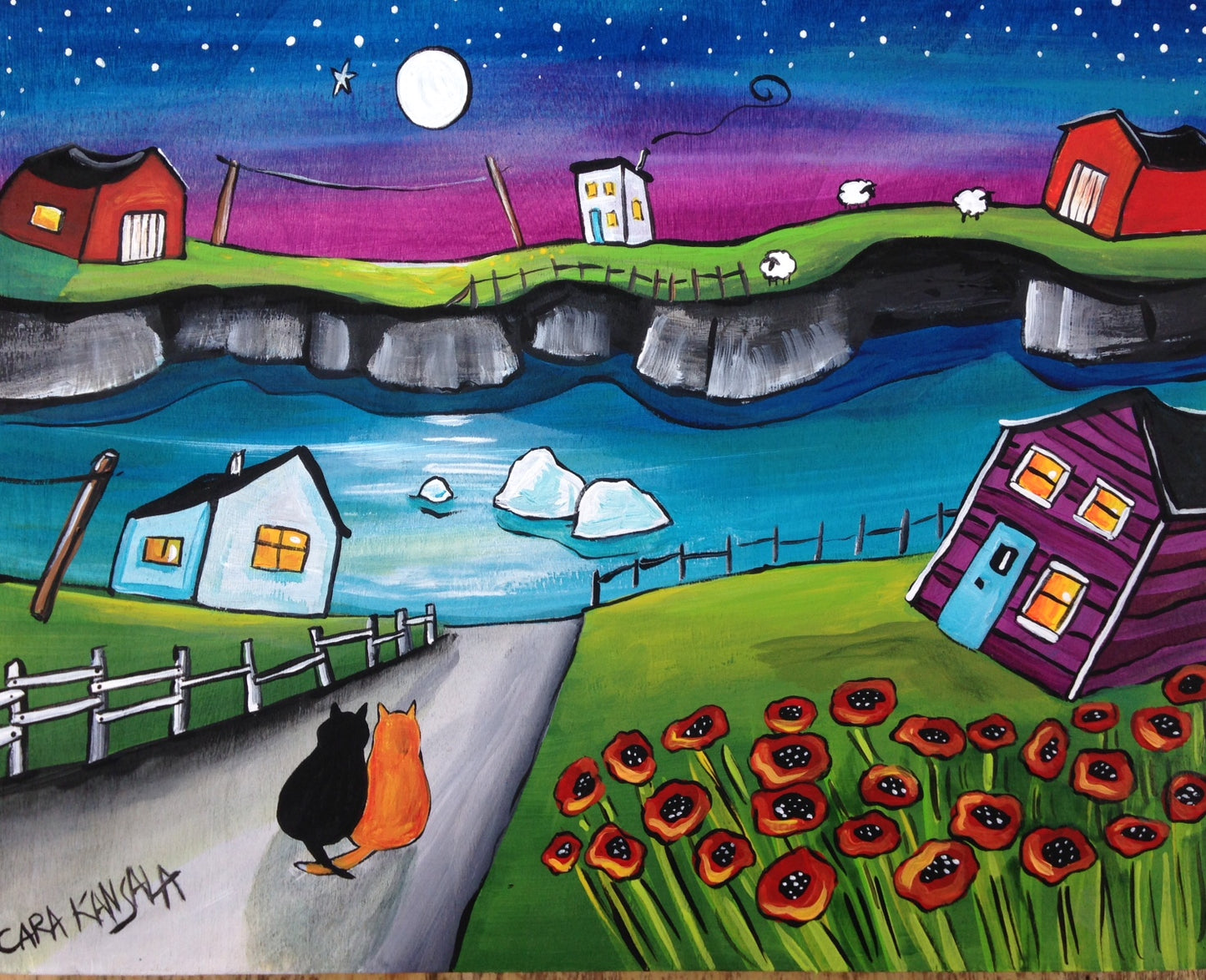 (SOLD) Quietly They Sat, and Watched the Night Dance By