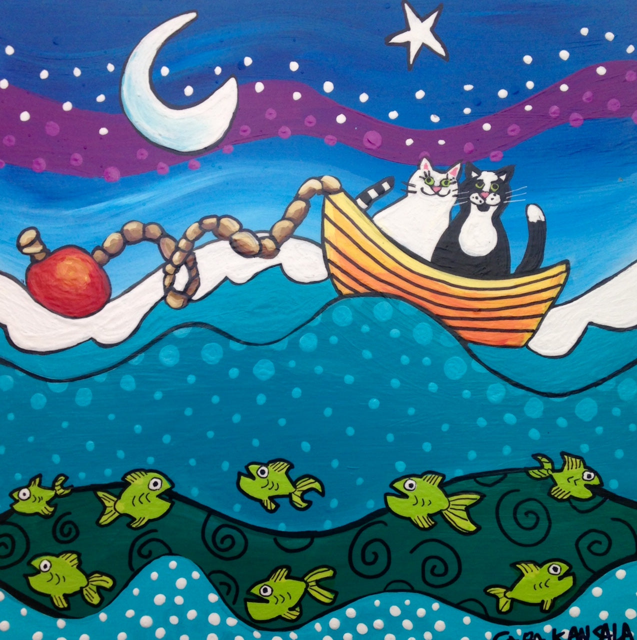 (sold)Come Sail Away