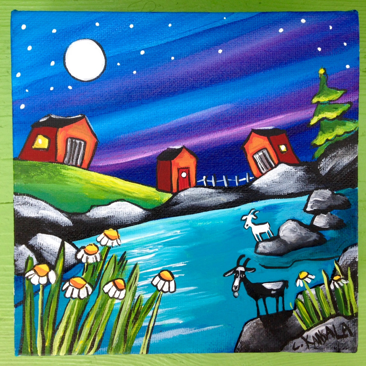 After Supper, Salty the Goat Would Often Gamble Across the Tickle to Have a Visit with Pepper