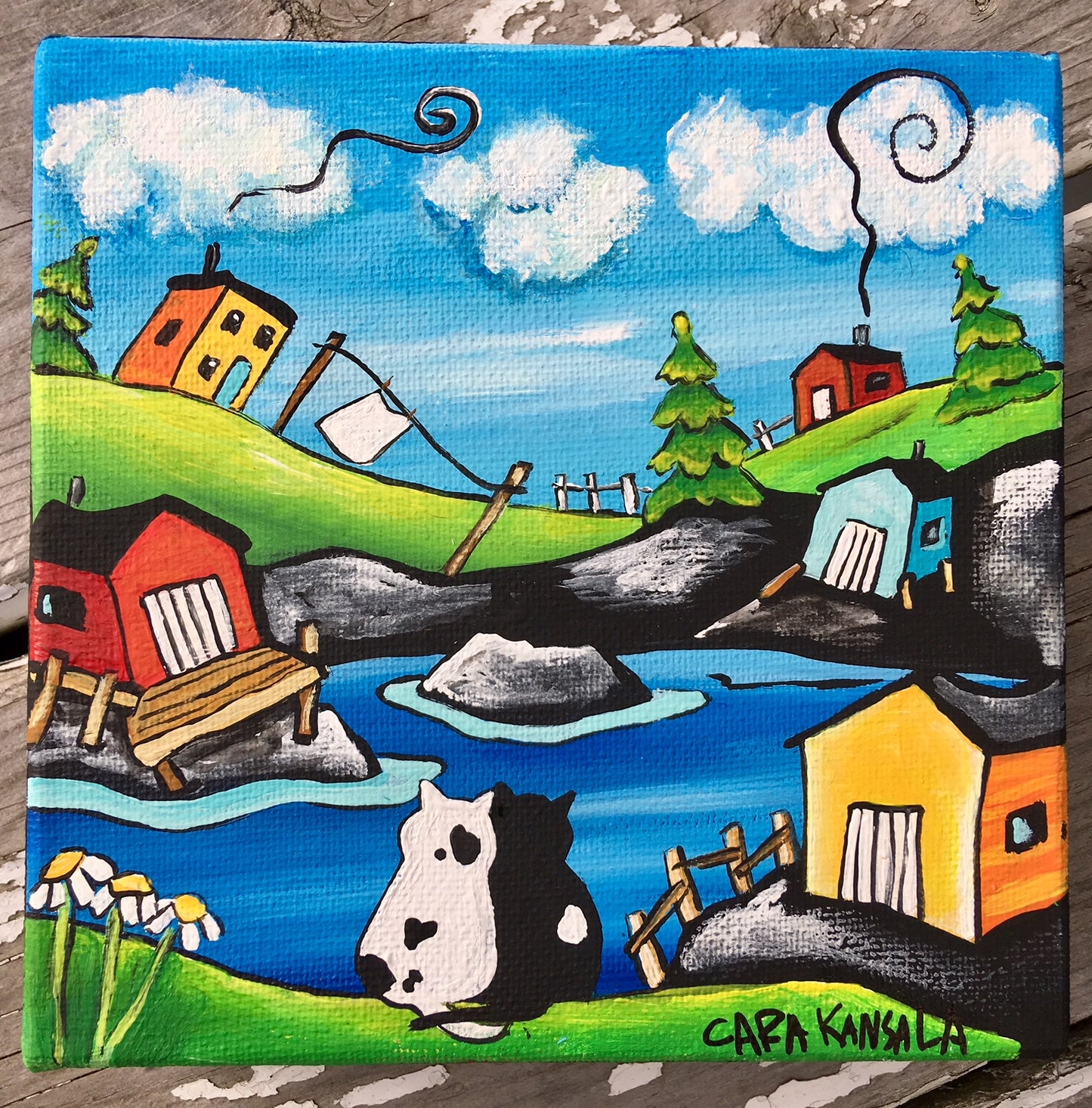 (sold) "A Fine Day for Cat Nap", said Beatrice the Cat. "You Can Say That Again" yawned Edna.