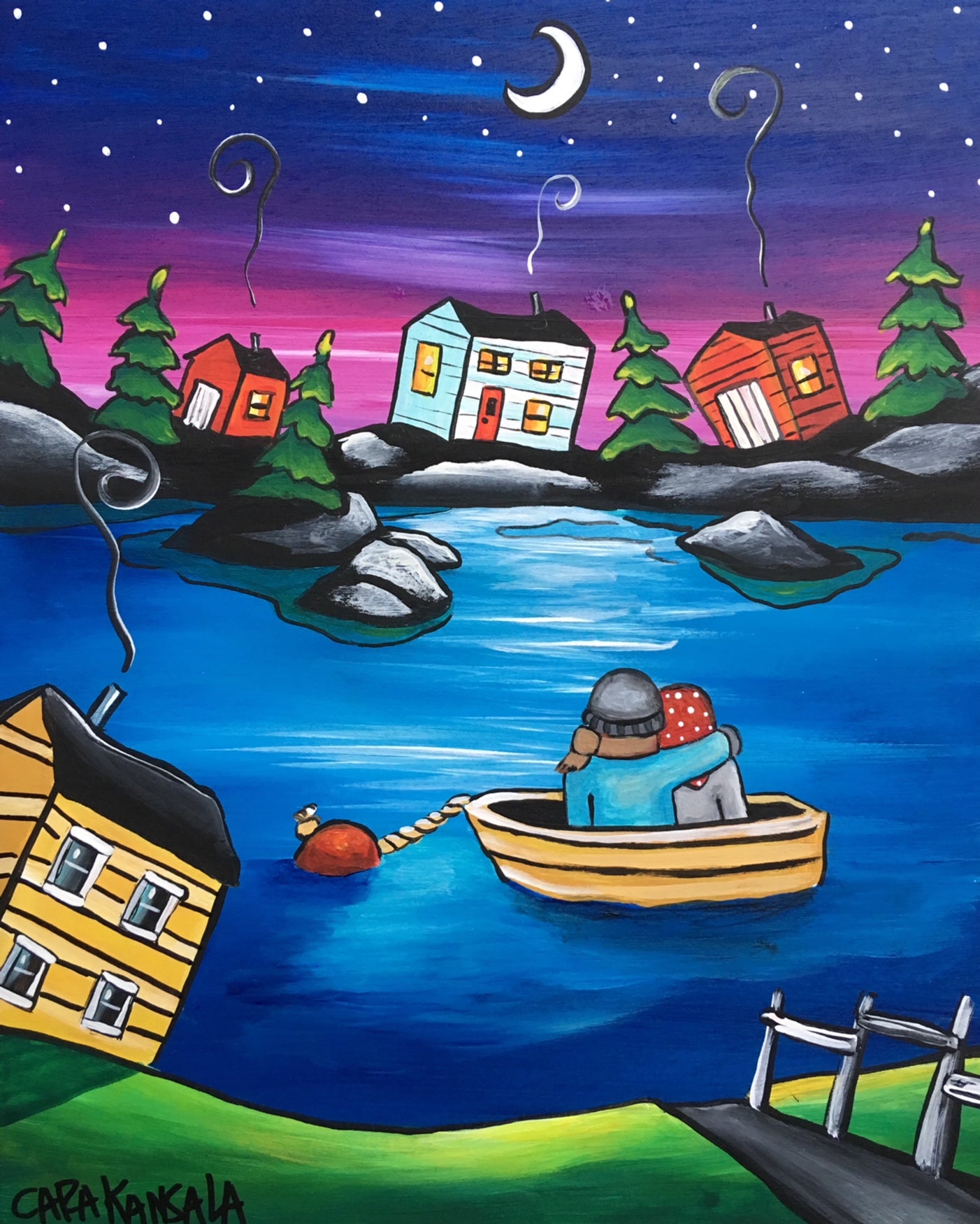 (sold)We've Drifted Here Together, Through Every Kind of Sea