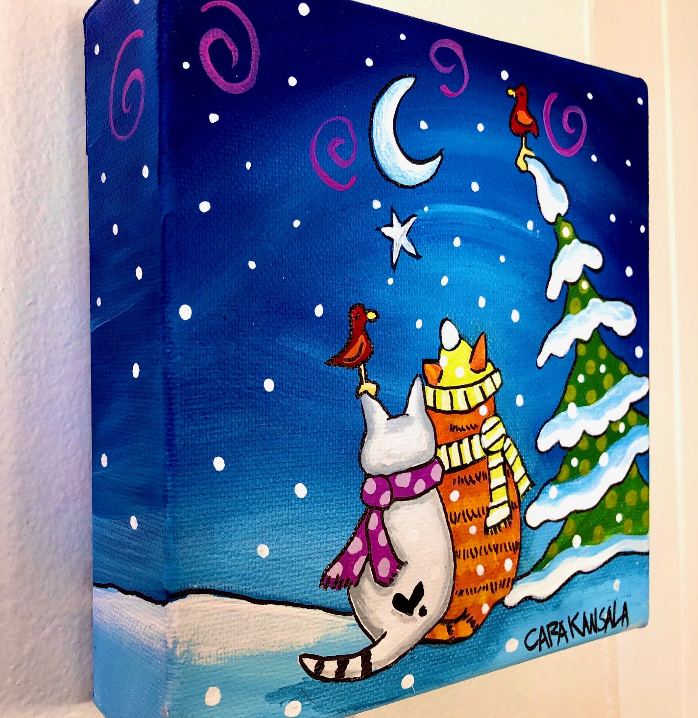 (sold) Come Sit with Me Quietly, and We'll Listen to the Snow Fall