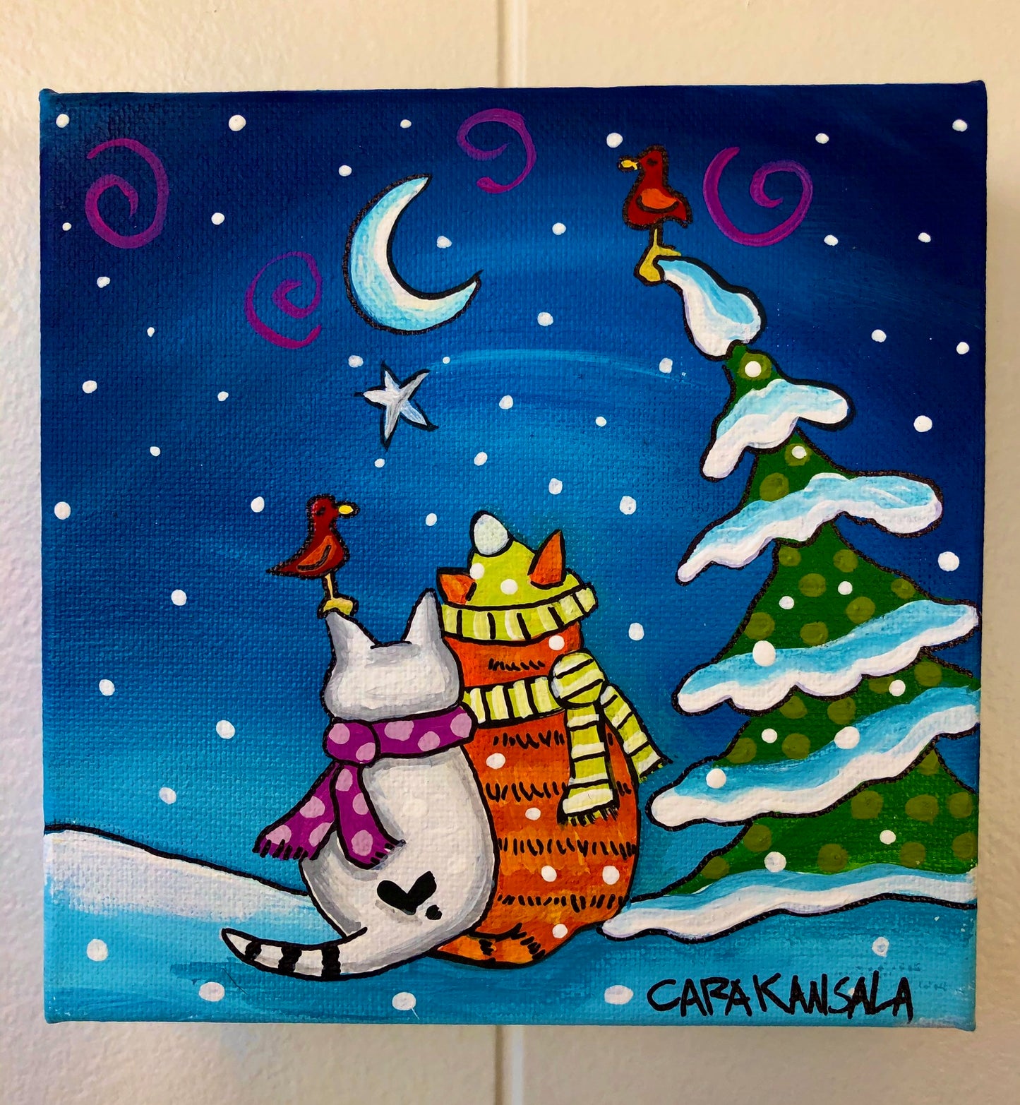 (sold) Come Sit with Me Quietly, and We'll Listen to the Snow Fall