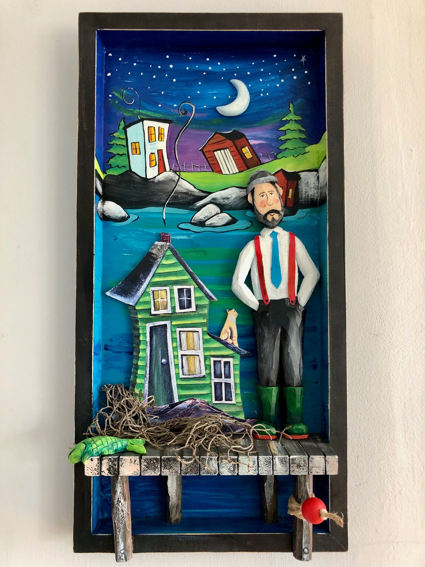 (SOLD) Ambrose Brought a Fish for Supper