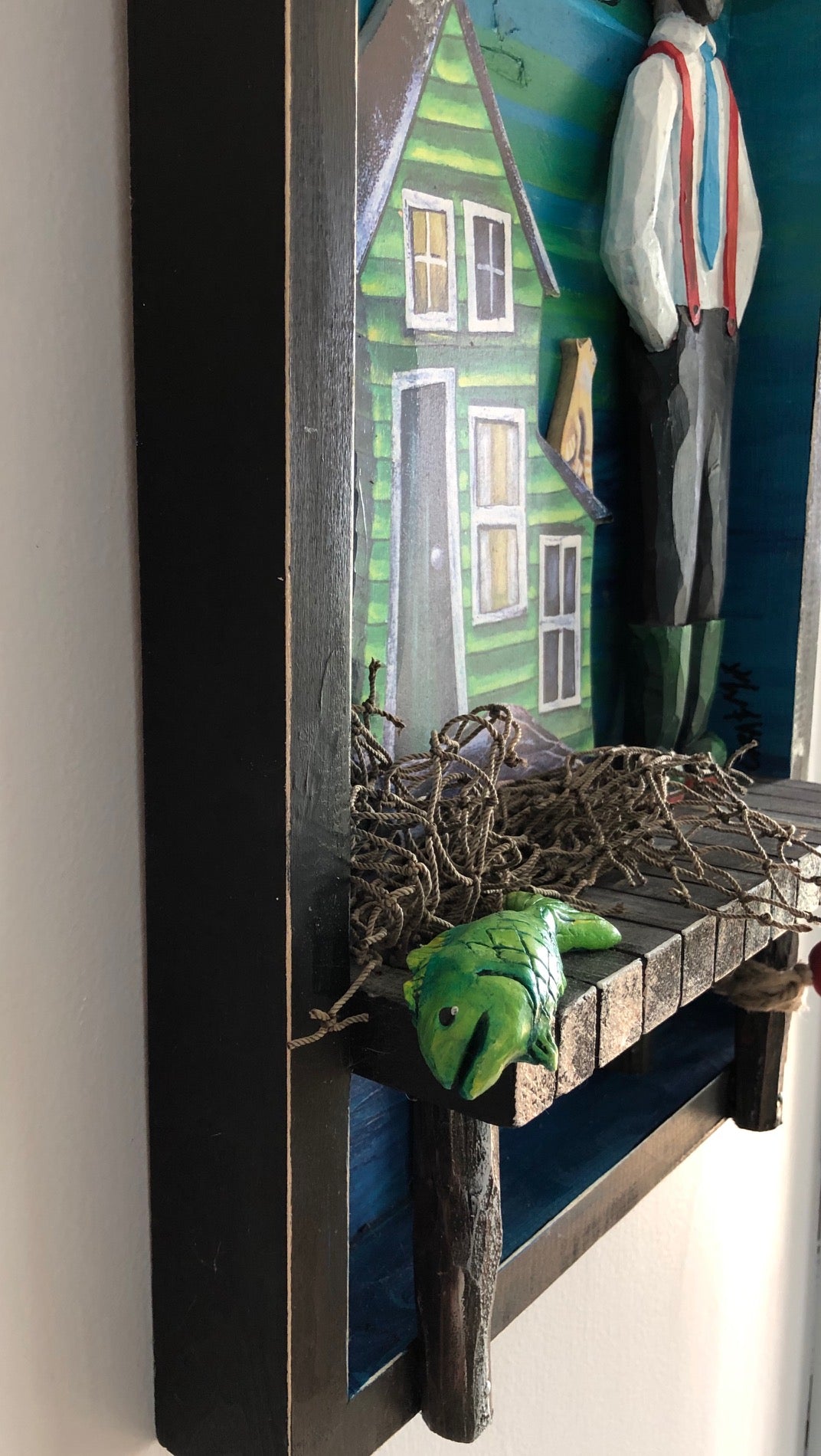 (SOLD) Ambrose Brought a Fish for Supper