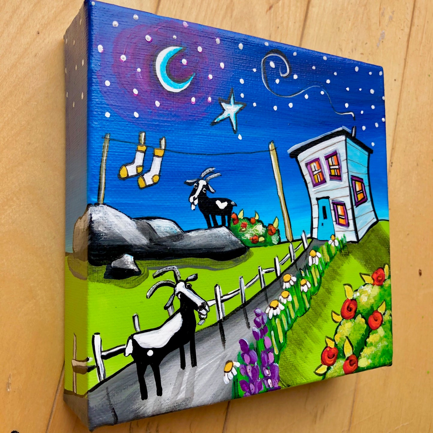 When Edna Saw that Nan Forgot the Socks on the Line, She Invited Pepper Over for a Late Supper