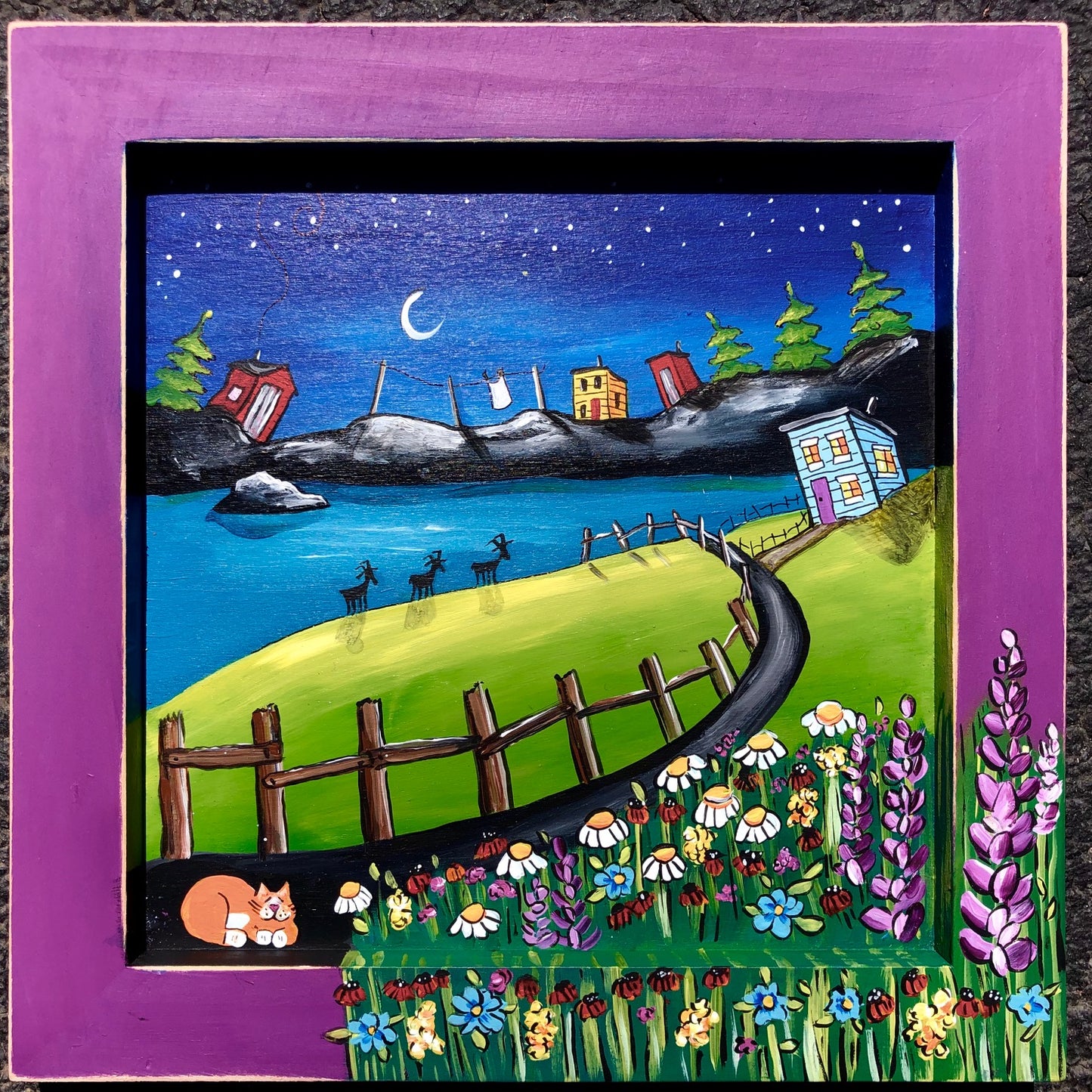 (SOLD) A Midnight Stroll