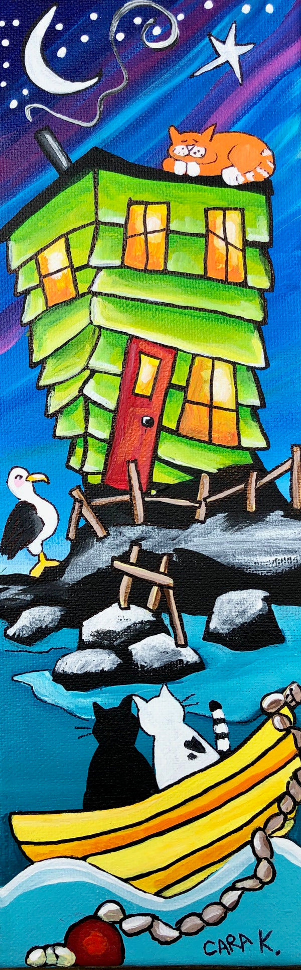 (SOLD) It Was So Beautiful, that sometimes, Poppy Singing Love Songs to Nan would Draw a Crowd