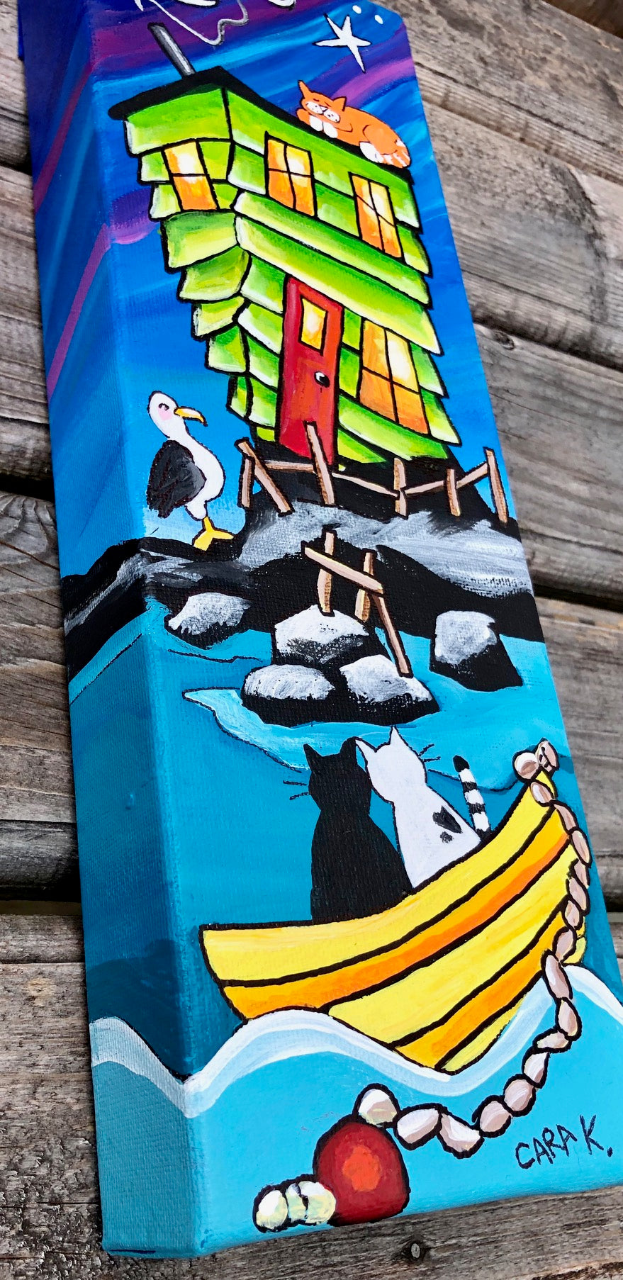 (SOLD) It Was So Beautiful, that sometimes, Poppy Singing Love Songs to Nan would Draw a Crowd