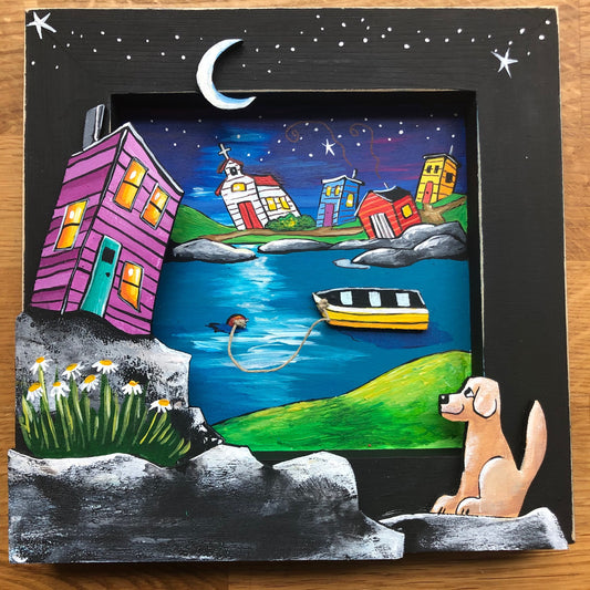 (SOLD) Keeping Watch While Poppy Sleeps and Dreams of Nan and Calmer Seas
