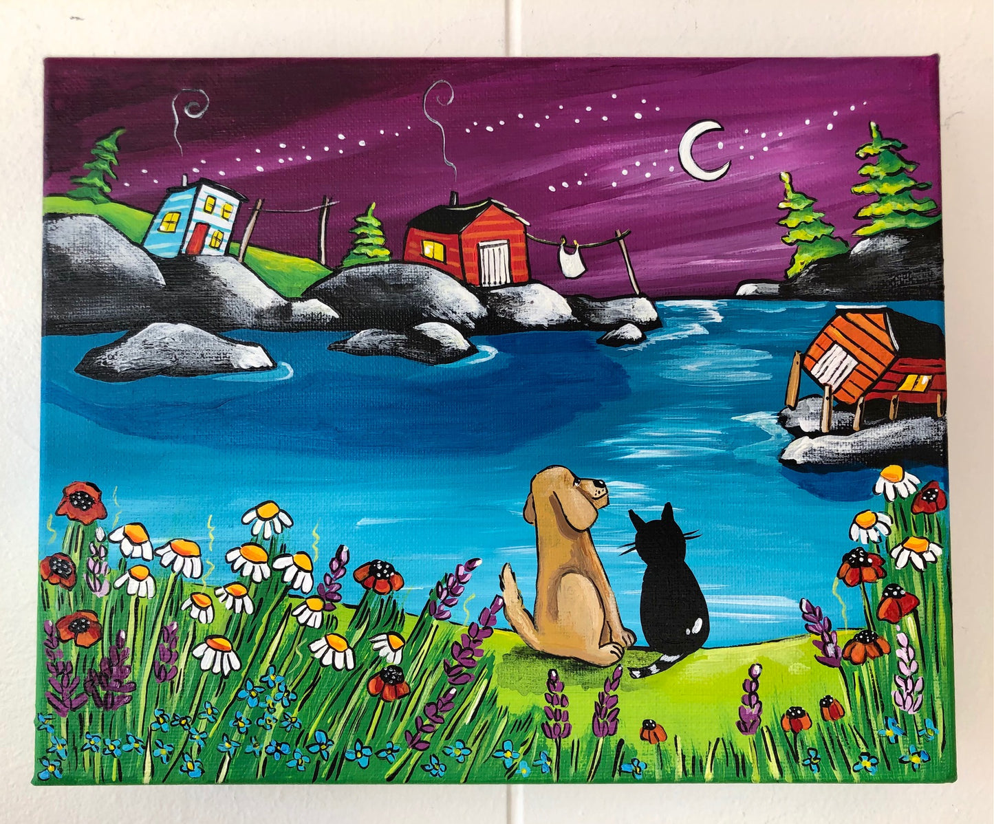 (SOLD) Sometimes All We Need is a Quiet Moment with a Friend