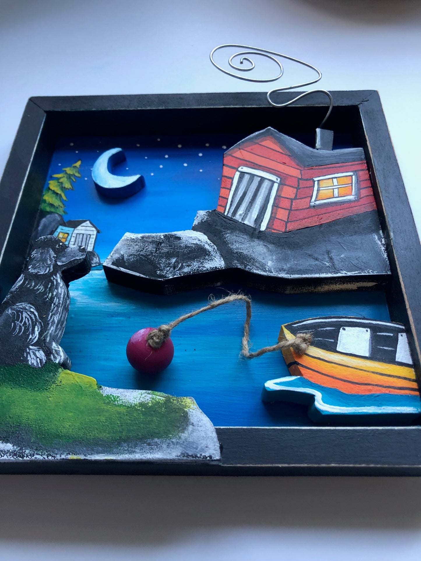 (SOLD) Silver Moon Over the Tickle