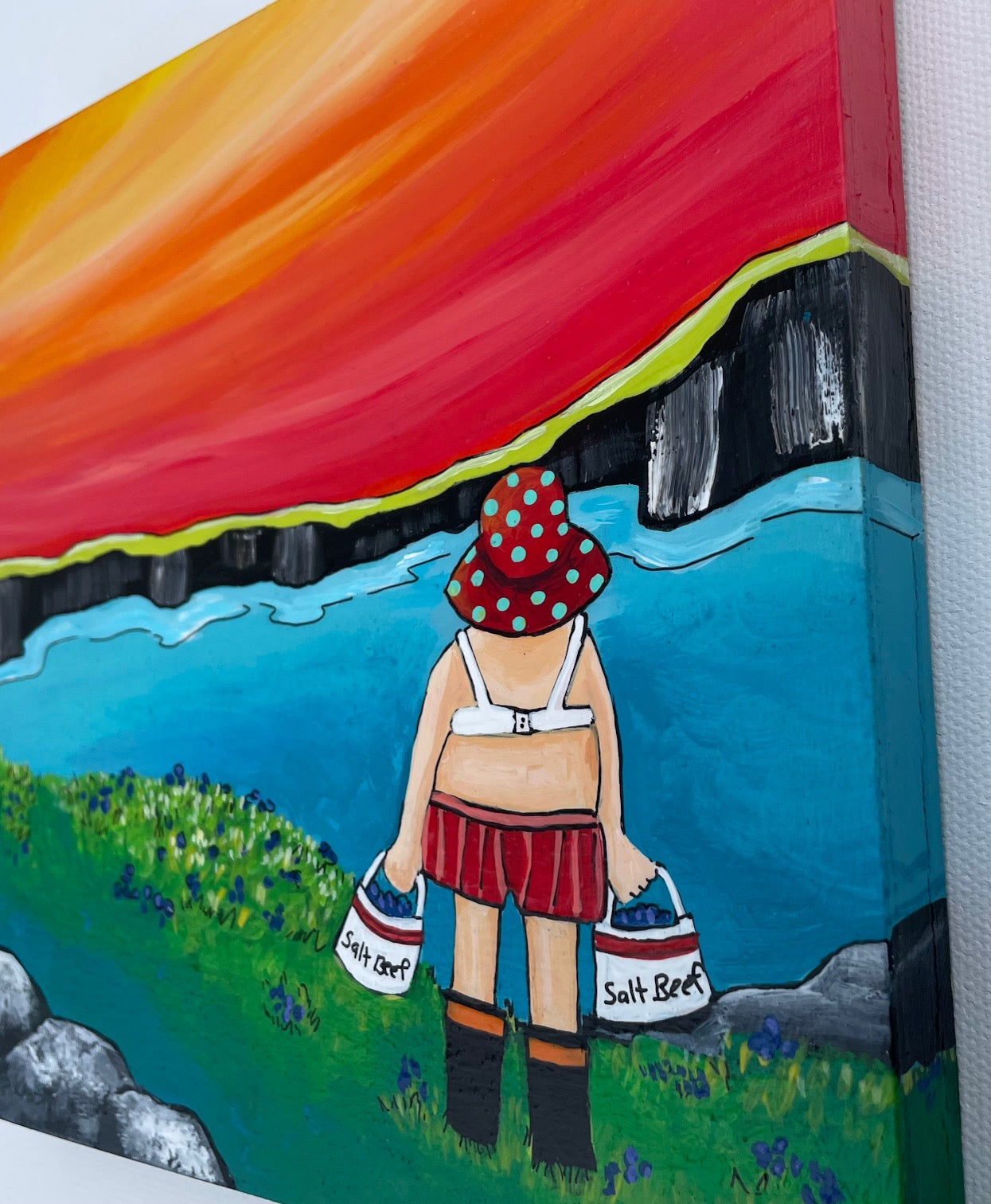 Once every Summer, Nan Would Put on Pop's Old rubber Boots and Go Blueberry Picking in Her Brassiere