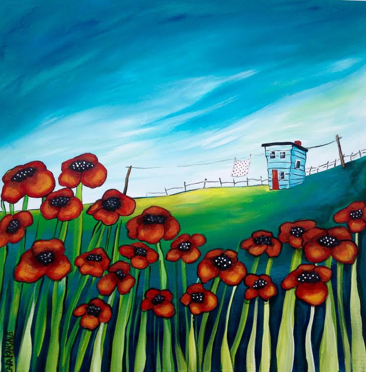 (SOLD) Nan's Summer Sky