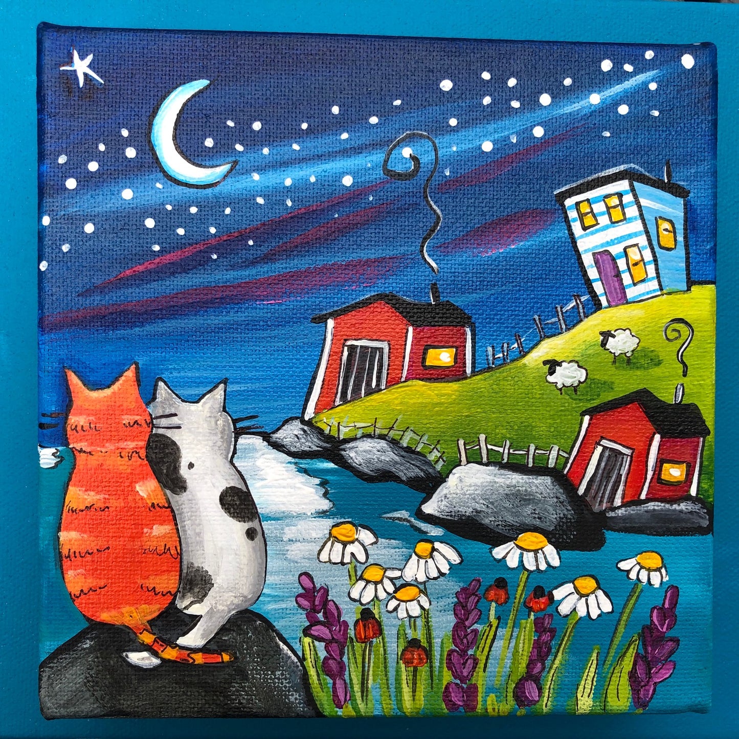 (SOLD) Quietly We'll Sit Here, And Watch the Night Go By