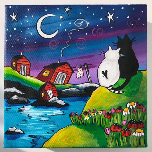 (SOLD) Sitting with My Always as the Night Dances By