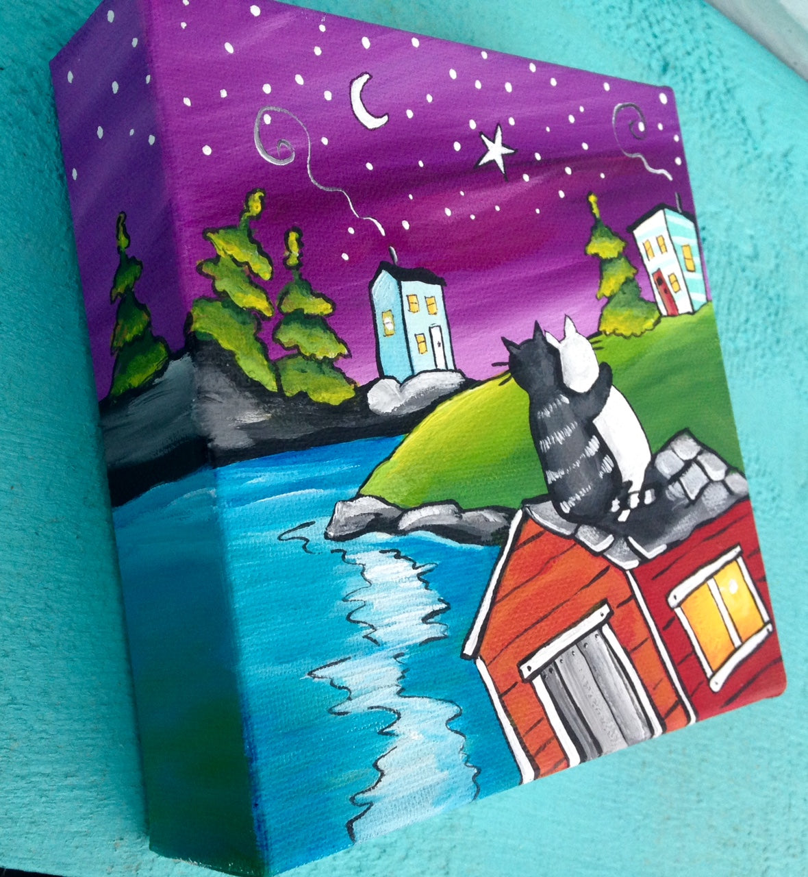 (SOLD) Laugh and Dance and Dream with Me, Under the Singing Stars