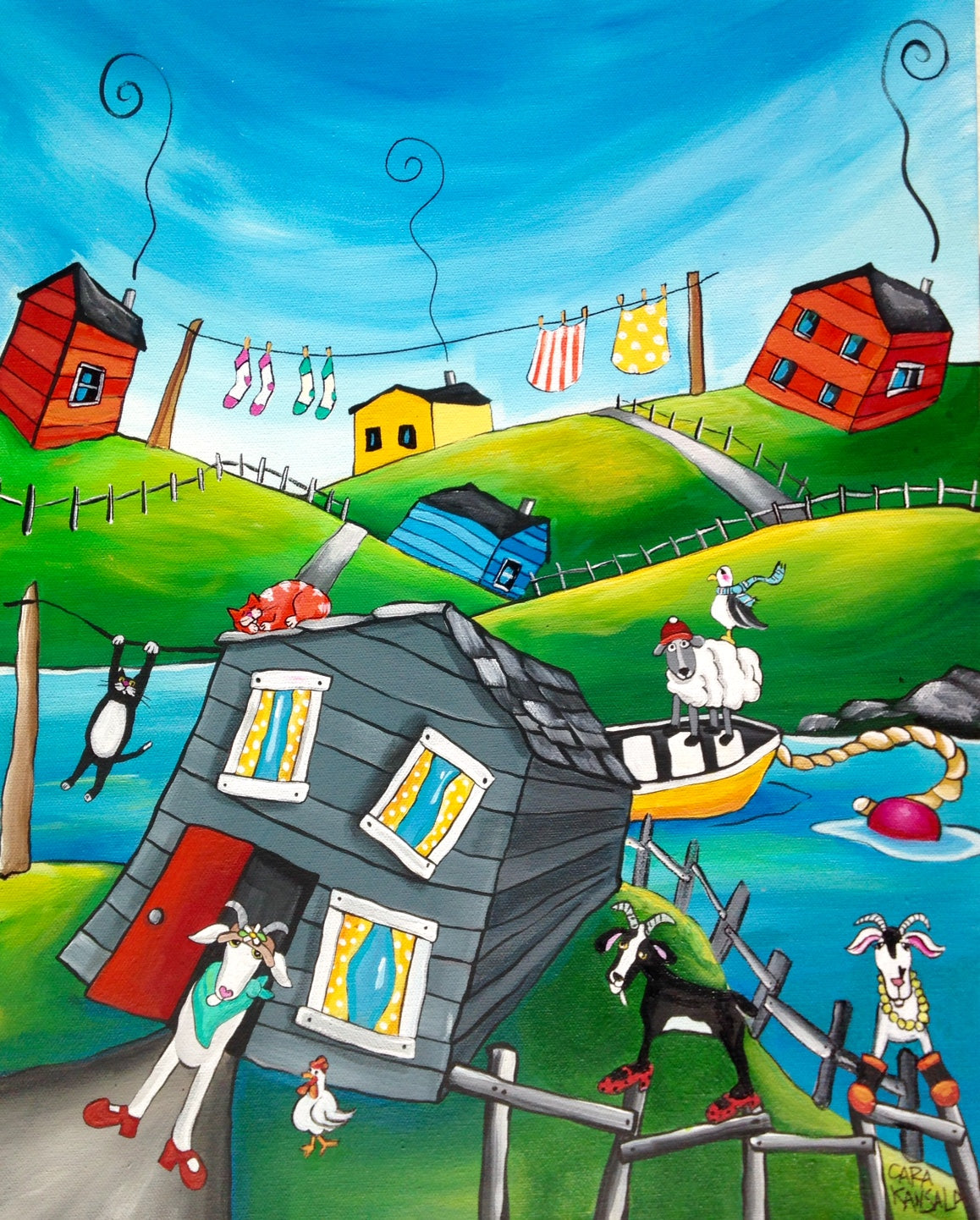 (SOLD)When Nan Went to the Grocery Store........