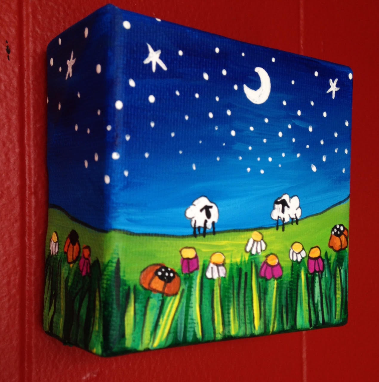 (SOLD) We Met in the Meadow, Under the Sliver Moon