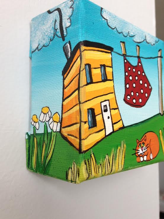 (SOLD) Nan Always Washed Her Polka Dot Tablecloth on Tuesdays