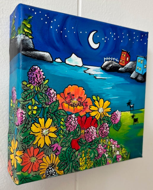 (SOLD) Pip and her sister are on their way over to eat what is left of the summer's sweet clover