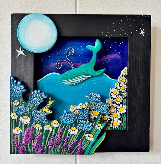 While the Bachelor Buttons Flirted with the Fair Maids of France, the Whales in the Deep did their Midnight Dance
