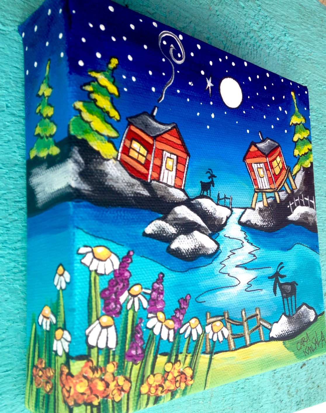 (SOLD) On Starry Nights, Pepper Would Sing Lullabies to the Goat Who Lived Across the Tickle