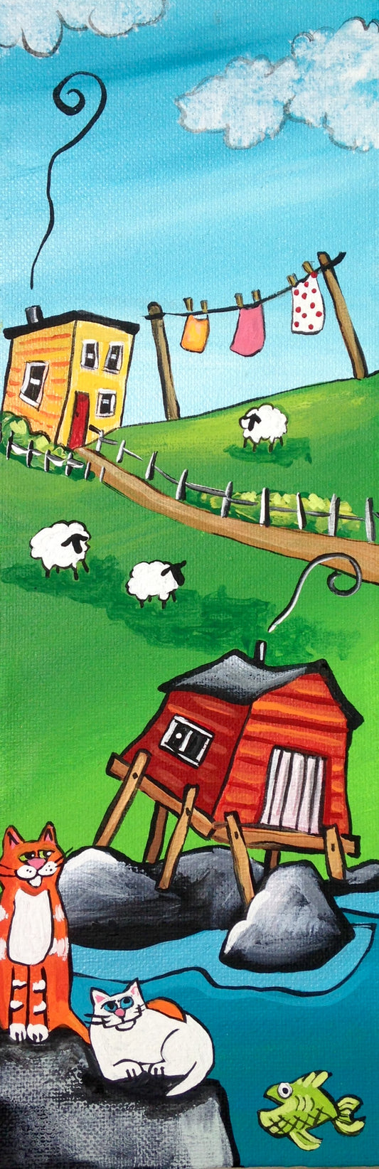 (SOLD)After Sunday Dinner, They'd Sit Together and Watch the World Go By