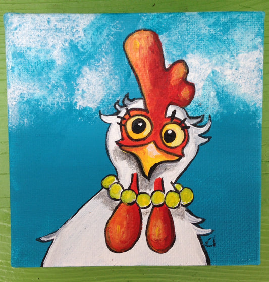 (SOLD)Florence Chose to Wear Her Green Bead Necklace to the Hen Party