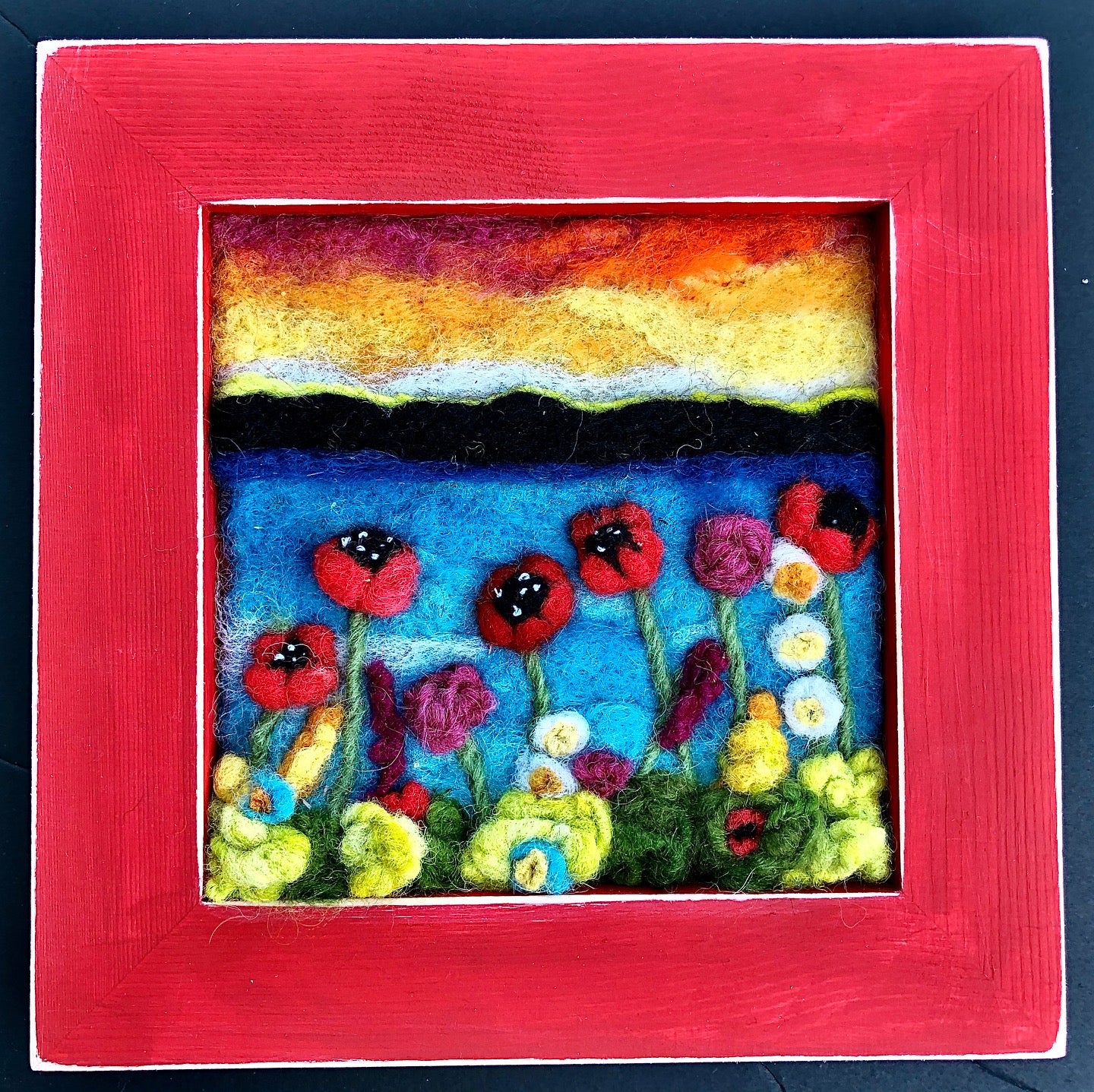 (SOLD) Poppies Sunset