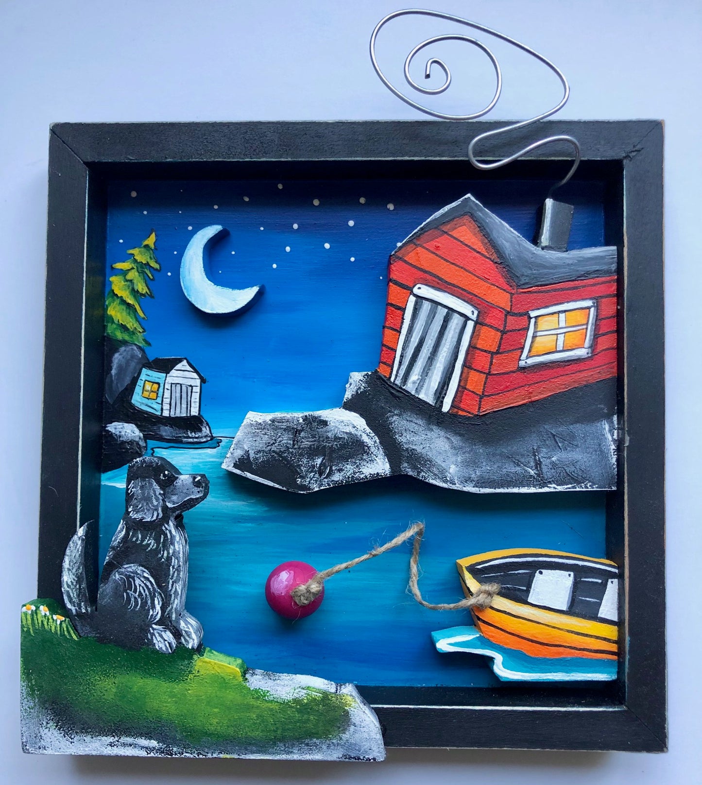 (SOLD) Silver Moon Over the Tickle