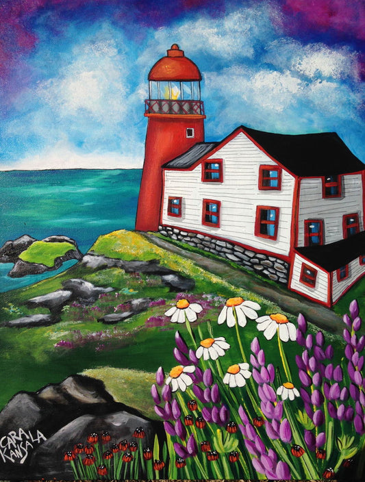 Ferryland Lighthouse in Summer